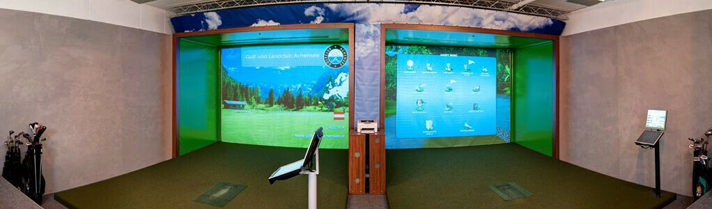 Golf enthusiasts can pursue their favorite sport all year round and in any weather with the help of golf simulators at Lake Achensee.
