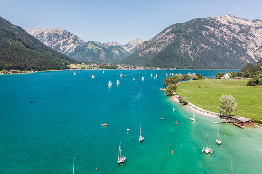 The village of Maurach am Achensee lies within easy reach of many excursions.