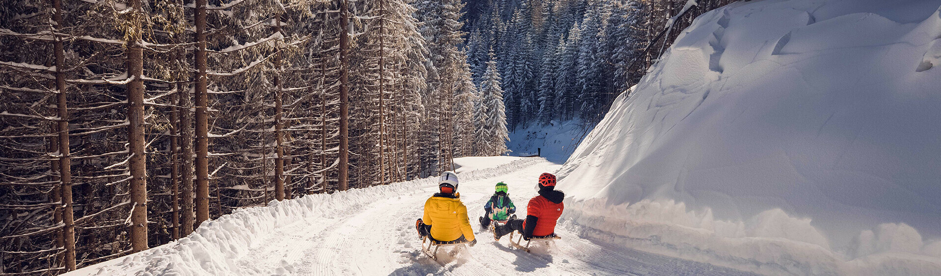 Tobogganing on the Zwölferkopf is a fun outdoor winter pursuit for the whole family.