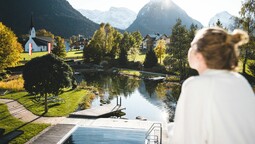 Rieser Achensee Resort - wellness - view of the natural swimming lake